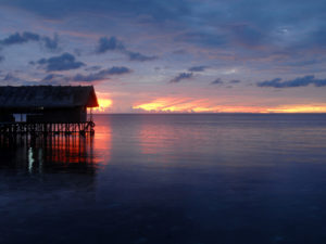 Sunset at Papua Paradise